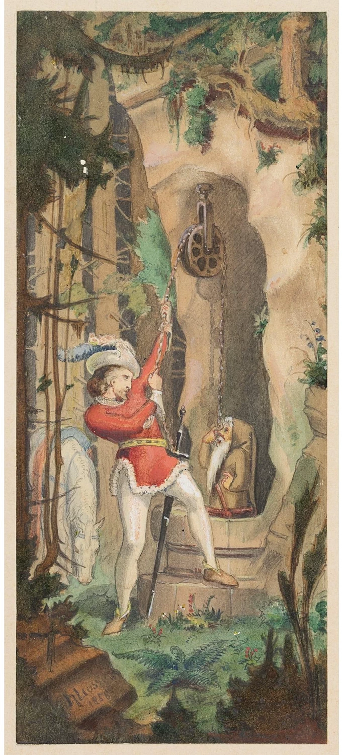 Poesia illustrata di Justinus Kerner - Count Asper